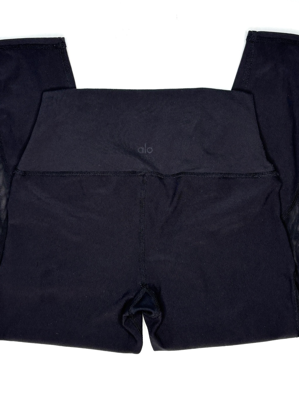 ALO Yoga High-Waist Black Leggings crop capris Size Small